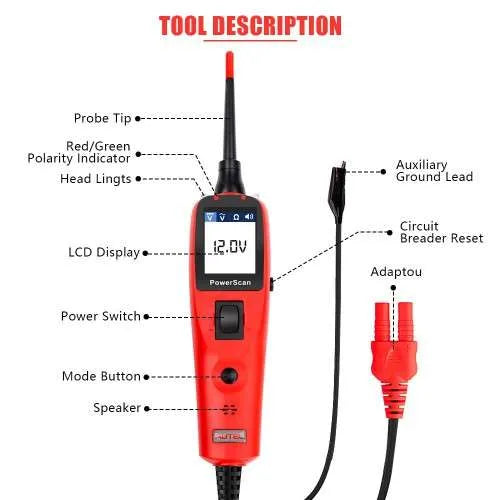 Autel PS100 PowerScan Electrical Probe Best UK Support