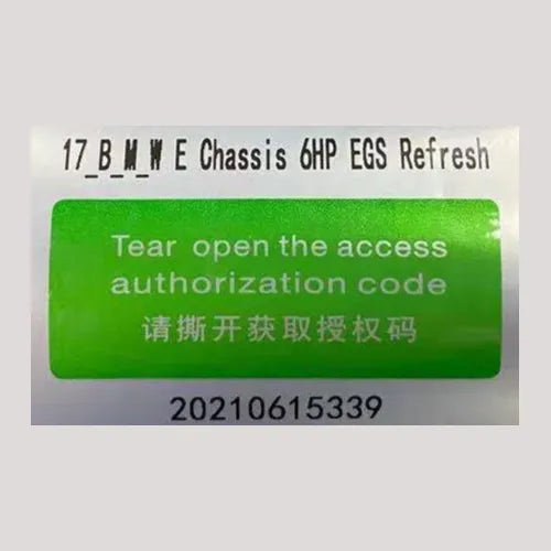 ACDP Module 17 A50F License for BMW E Chassis 6HP EGS