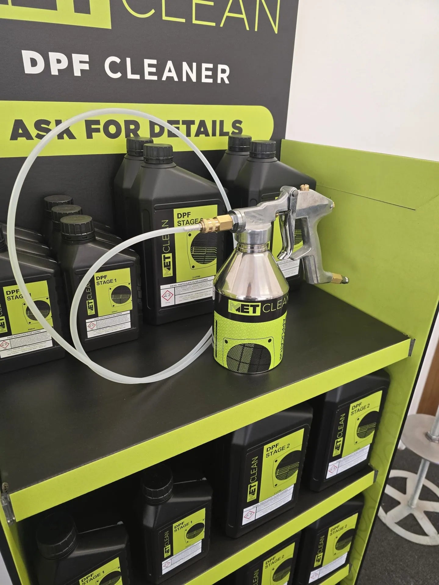 METClean On-Vehicle DPF Cleaning Advanced Applicator