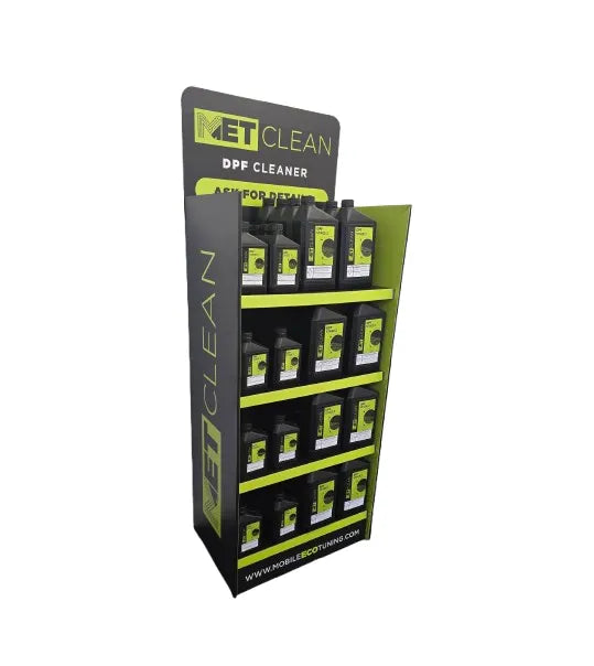 METClean On-Vehicle DPF Cleaning Fluid with Free Stand