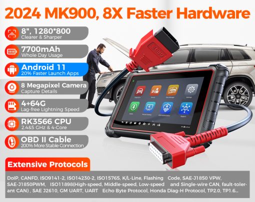 2024 Autel MK900 DOIP (MK808) diagnostic tool Best UK Support