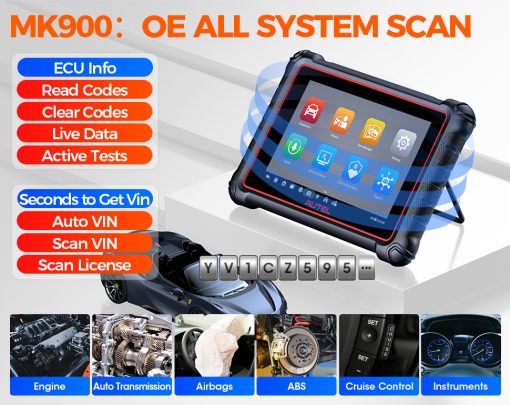 2024 Autel MK900 DOIP (MK808) diagnostic tool Best UK Support