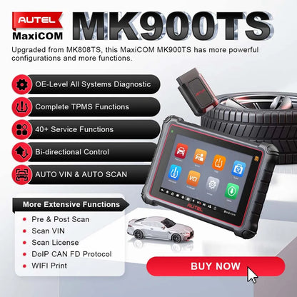 2024 Autel MK900-TS DOIP (MK808-TS) diagnostic tool Best UK Support