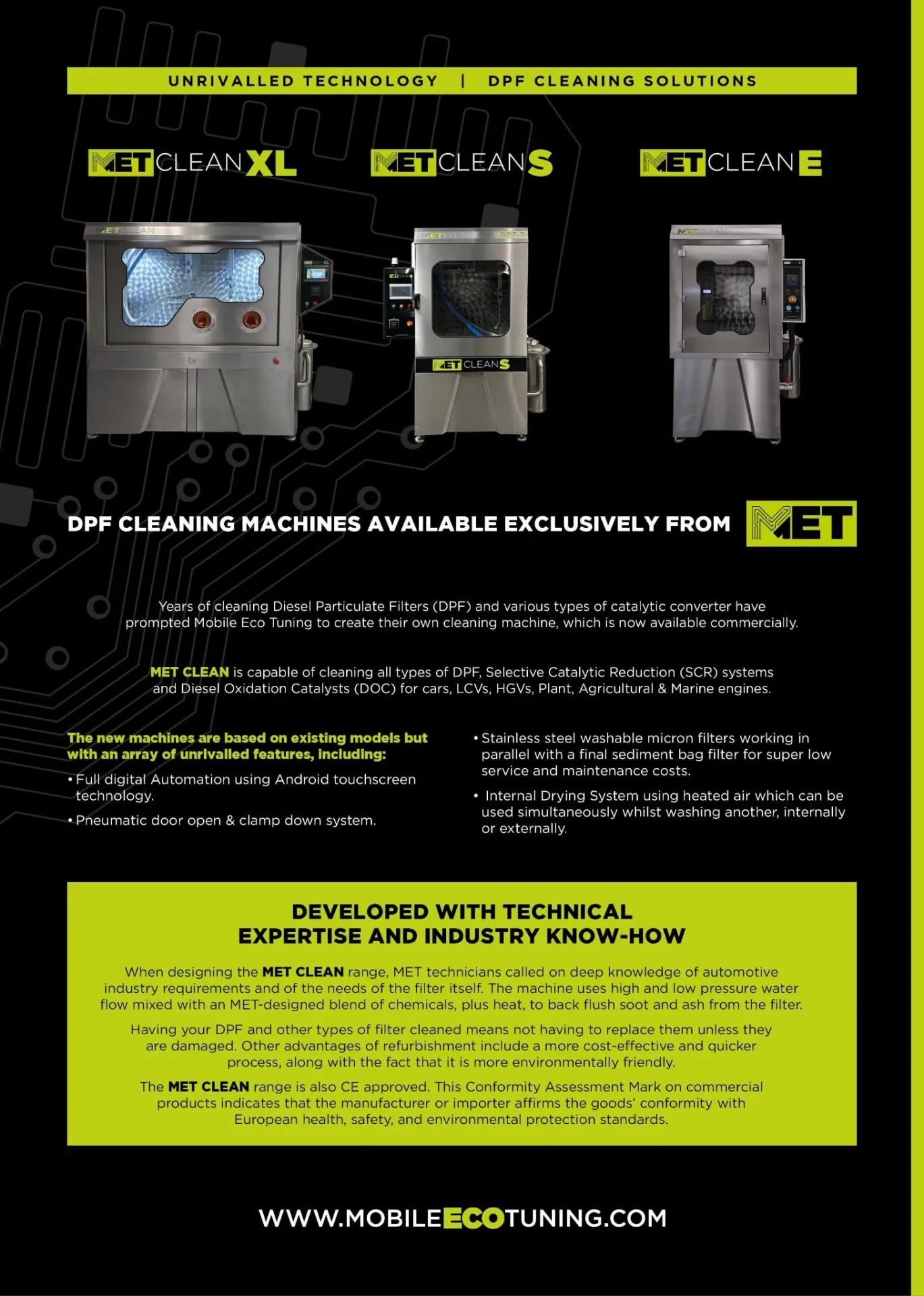 METClean E MK2 2025 UK`s best DPF Cleaning Machine