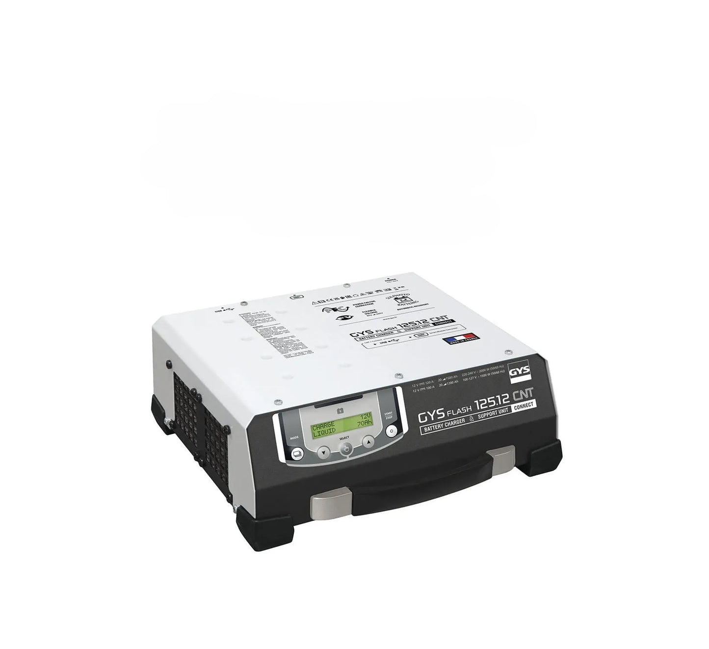 GYSflash 125.12 Charger Cnt FV 5M Cables Best UK Support