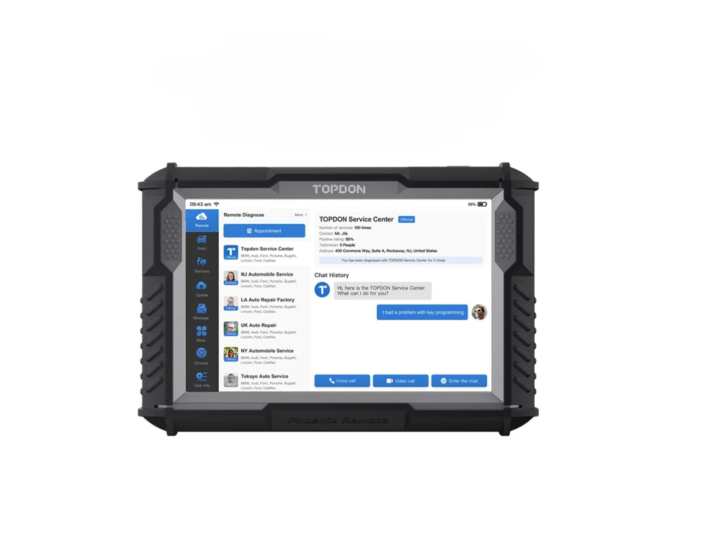 Topdon Phoenix remote diagnostic tool Best UK Support