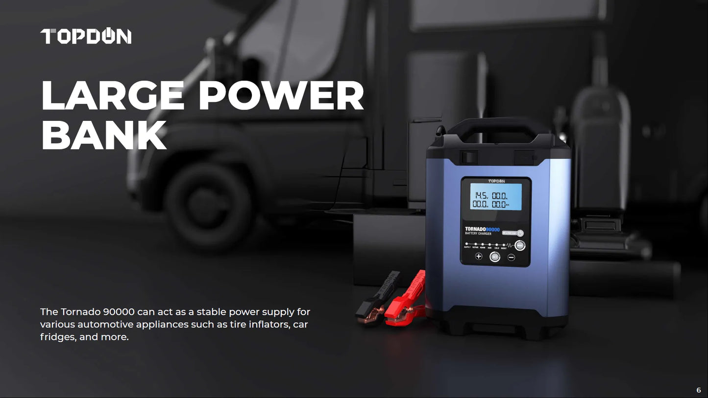 Topdon Tornado T90000 battery support unit